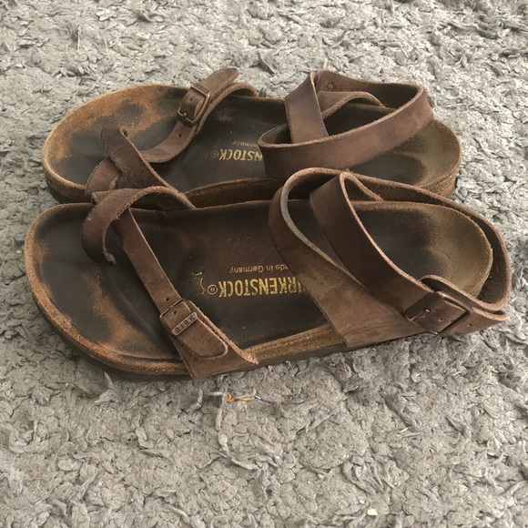 🔹SOLD🔹Birkenstock Yara Brown Ankle Strap Sandals - Picture 5 of 6